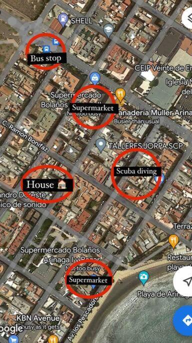 Apartment 100 M From The Beach Arinaga Esterno foto